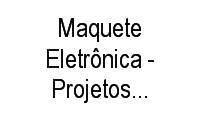 Logo Maquete Eletrônica - Projetos 3d - Simuladores 3d