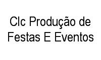 Logo Clc Produção de Festas E Eventos