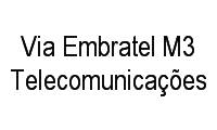 Logo Via Embratel M3 Telecomunicações em Jardim Alvorada