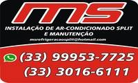 Logo Ms Instal. Ar Condicionado Split E Manutençao Ltda em Castanheiras