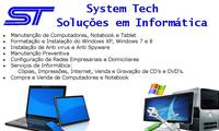 Logo System Tech Soluções em Informática em São Jorge