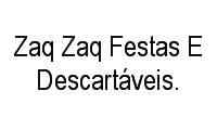 Logo Zaq Zaq Festas E Descartáveis. em Manguinhos