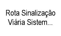 Logo Rota Sinalização Viária Sistemas de Sinalização