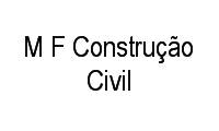 Logo M F Construção Civil em Aeroclube