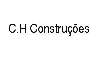 Logo C.H Construções em Capim Macio