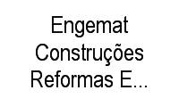 Logo Engemat Construções Reformas E Projetos