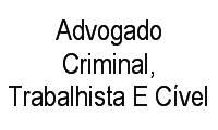 Logo Advogado Criminal, Trabalhista E Cível