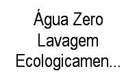Logo Água Zero Lavagem Ecologicamente Correta
