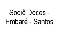 Logo Sodiê Doces - Embaré - Santos em Aparecida