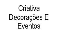 Logo Criativa Decorações E Eventos em Setor Sul
