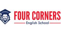 Logo Four Corners English School em Cruzeiro