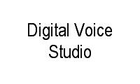 Logo Digital Voice Studio em Aterrado