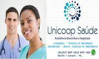 Logo Unicoop - Cuidadores de Pessoas , Técnicos em Enfermagem 24 Horas , Enfermeiros, Médicos, Remoção em Agamenom Magalhães
