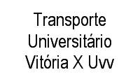 Logo Transporte Universitário Vitória X Uvv em Jardim Camburi