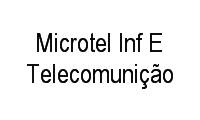 Logo Microtel Inf E Telecomunição em Ponta da Terra