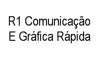 Logo R1 Comunicação E Gráfica Rápida em Anil