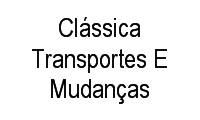 Logo Clássica Transportes E Mudanças em Xaxim