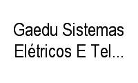 Logo Gaedu Sistemas Elétricos E Telecomunicações 24h