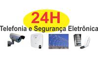 Logo 24 Hs Telefonia E Segurança Eletrônica em Ribeira