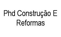 Logo Phd Construção E Reformas em Centro