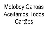 Logo Motoboy Canoas Aceitamos Todos Cartões em Guajuviras