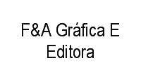 Logo F&A Gráfica E Editora em Centro