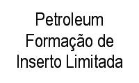 Logo Petroleum Formação de Inserto Limitada em Ouro Fino