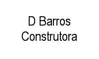 Logo D Barros Construtora em Plano Diretor Sul