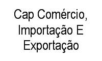Logo Cap Comércio, Importação E Exportação