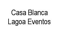 Logo Casa Blanca Lagoa Eventos em Guarujá