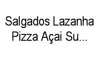 Logo Salgados Lazanha Pizza Açai Sucos E Vitaminas Washington Soares em Sapiranga