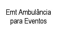 Logo Emt Ambulância para Eventos