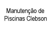 Logo Manutenção de Piscinas Clebson em Placas