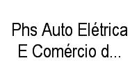 Logo Phs Auto Elétrica E Comércio de Peças Ltda. em Dom Bosco