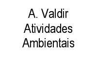 Logo A. Valdir Atividades Ambientais em Estância Pinhais