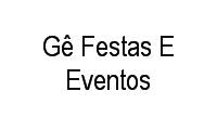 Logo Gê Festas E Eventos em Itaipu