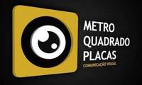 Logo Metro Quadrado Placas Comunicação Visual em Bangu
