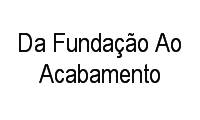 Logo Da Fundação Ao Acabamento em Inconfidentes