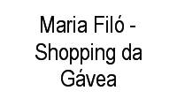 Logo Maria Filó - Shopping da Gávea em São Conrado