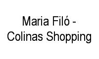 Logo Maria Filó - Colinas Shopping em Jardim das Colinas