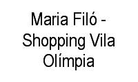 Logo Maria Filó - Shopping Vila Olímpia em Vila Olímpia