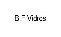 Logo B.F Vidros em Vila Futurista