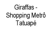 Logo Giraffas - Shopping Metrô Tatuapé em Cidade Mãe do Céu