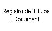 Logo Registro de Títulos E Documentos E Pes. Jurídicas em Centro