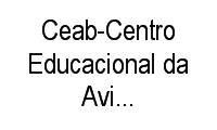 Logo Ceab-Centro Educacional da Aviação do Brasil