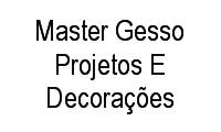 Logo Master Gesso Projetos E Decorações em Itapuã