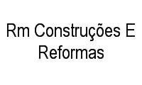 Logo Rm Construções E Reformas