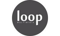 Logo LOOP Multimídia DJ, som, boate, painel de LED, palco e datashow em Caravelas