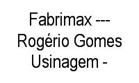 Logo Fabrimax --- Rogério Gomes Usinagem - em Distrito Industrial