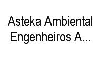 Logo Asteka Ambiental Engenheiros Associados em Saguaçu